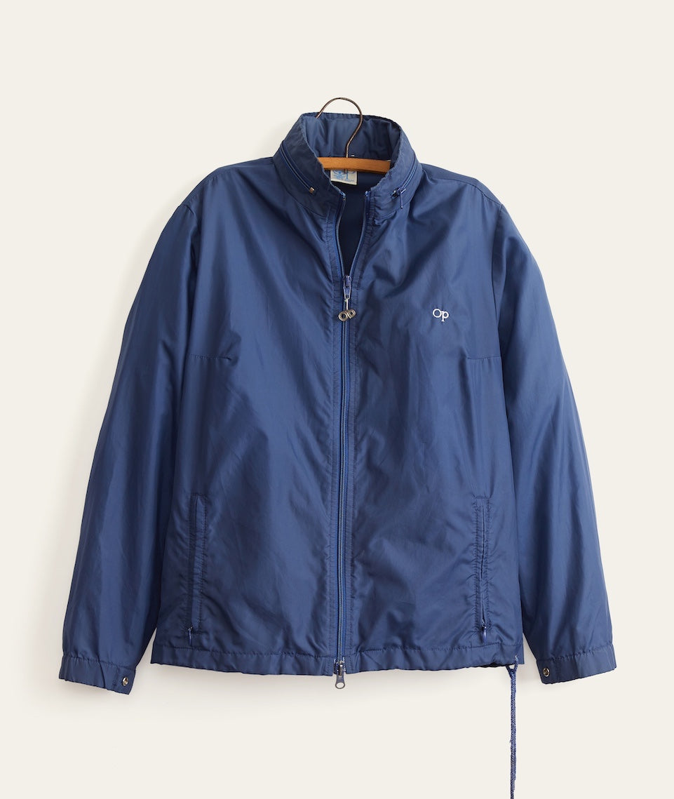 OP Zip front Windbreaker in Navy (Small)