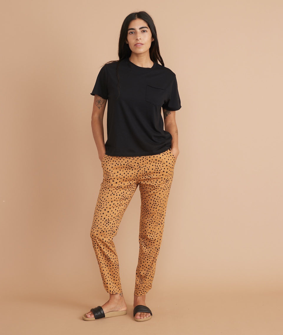 Allison Pant Abstract Cheetah Print