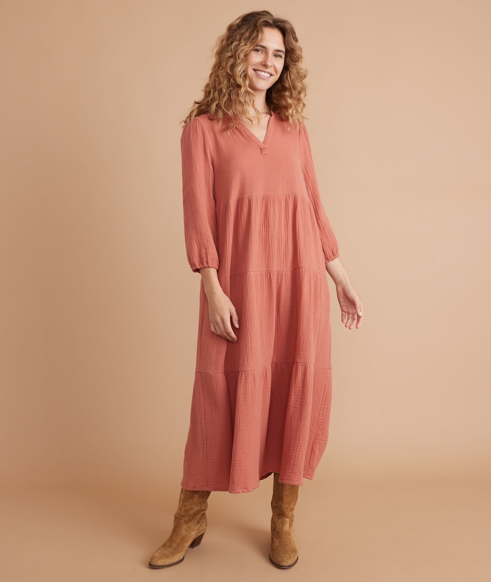 Annabella Maxi Dress Rosewood