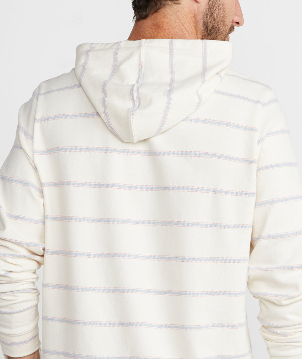 Beach Hoodie Natural Stripe