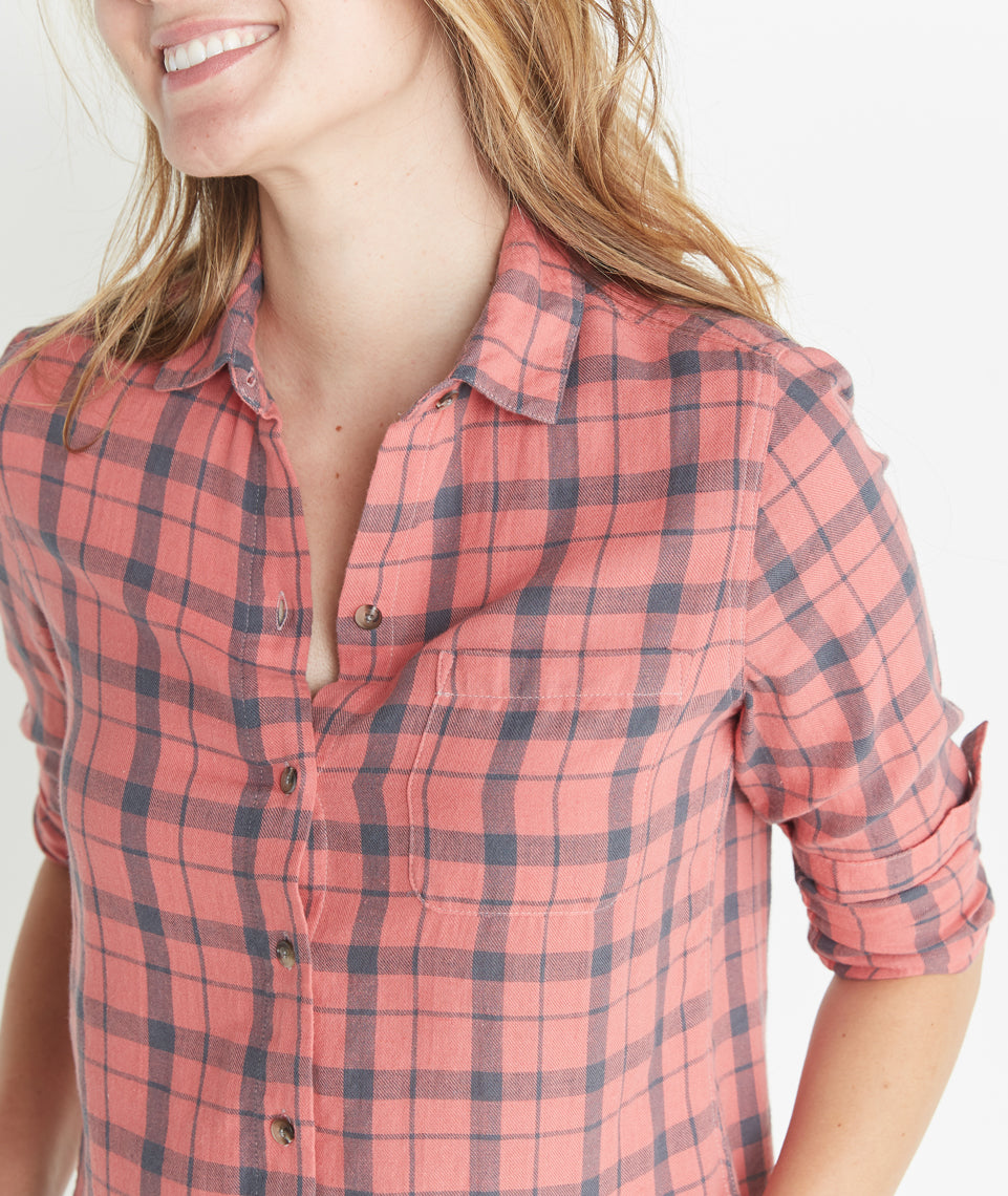 Becca Plaid Button Down