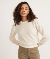 Birdseye Sweatshirt in Cream – Marine Layer