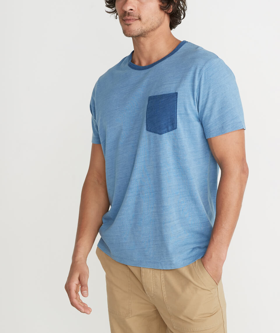 Murphy Indigo Pocket Tee