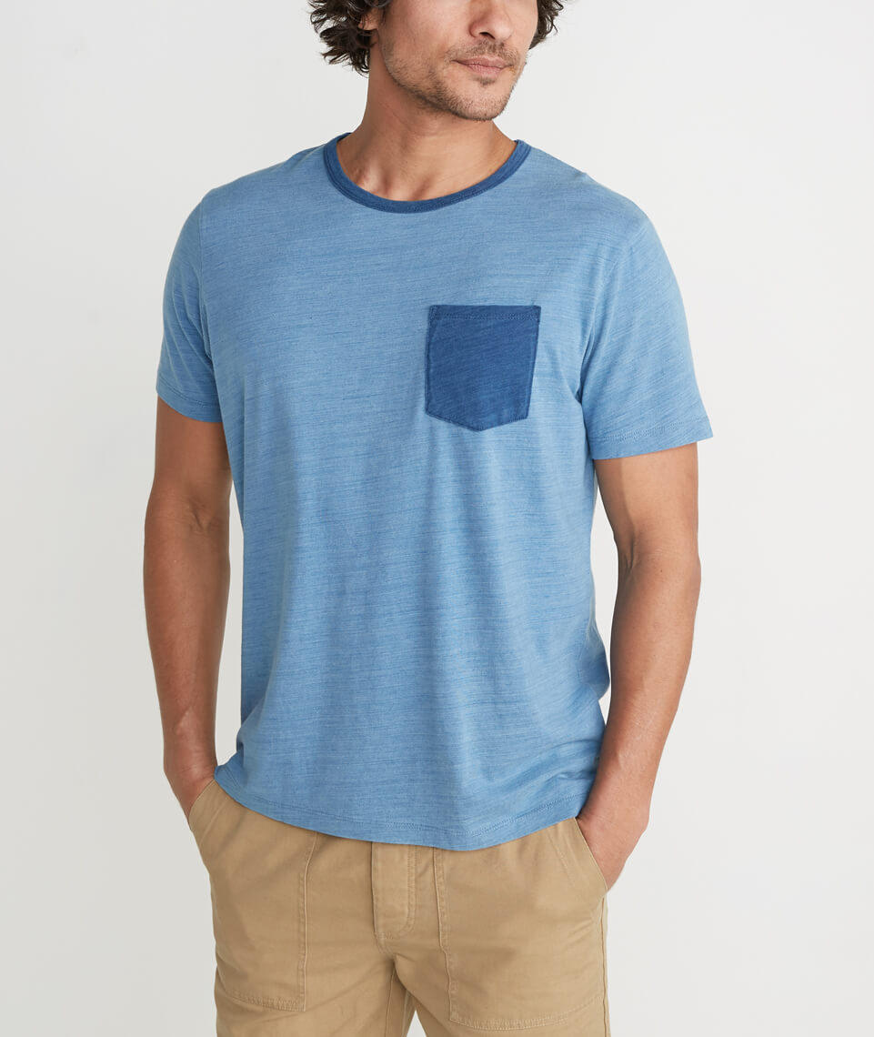 Murphy Indigo Pocket Tee