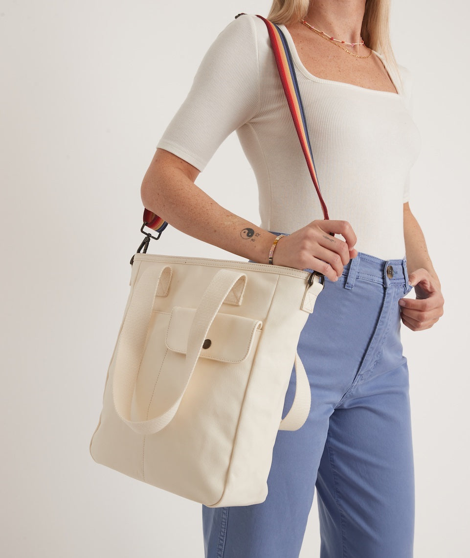 Women's Canvas Shoulder Bag Crossbody Detachable Strap Messenger