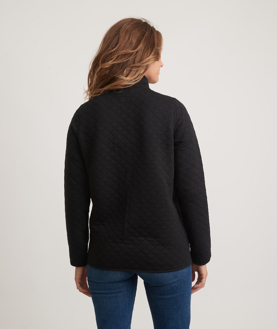 Women's Corbet Quarter Zip Pullover Black