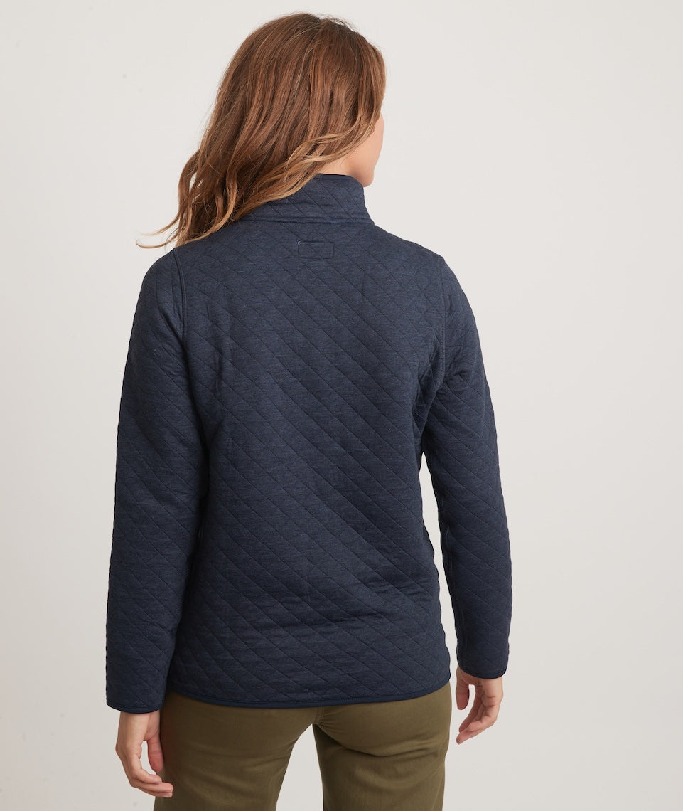 Women's Corbet Quarter Zip Pullover Navy