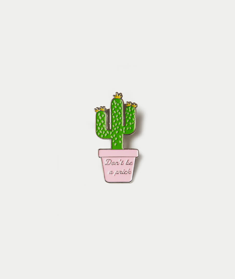 Mouthy Cactus Pin