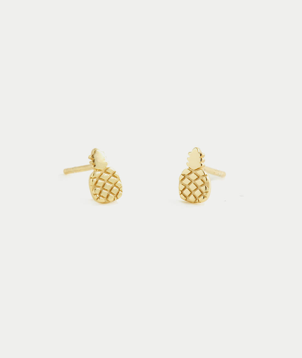 Kris Nations Pineapple Stud Earrings