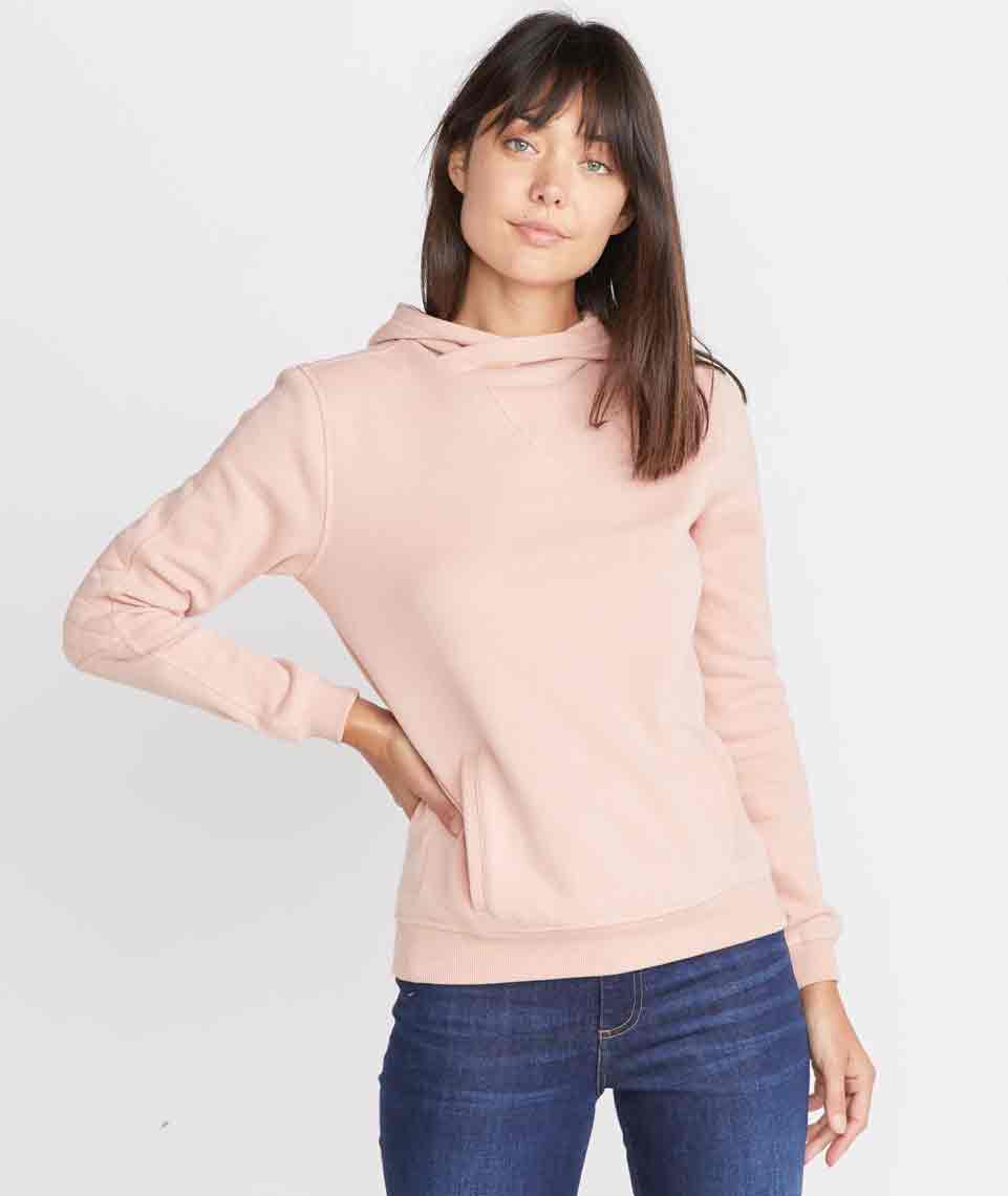 Emilie Cowlneck Hoodie Vintage Peach