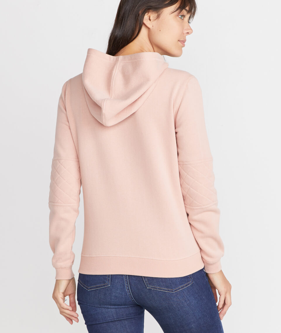 Emilie Cowlneck Hoodie Vintage Peach