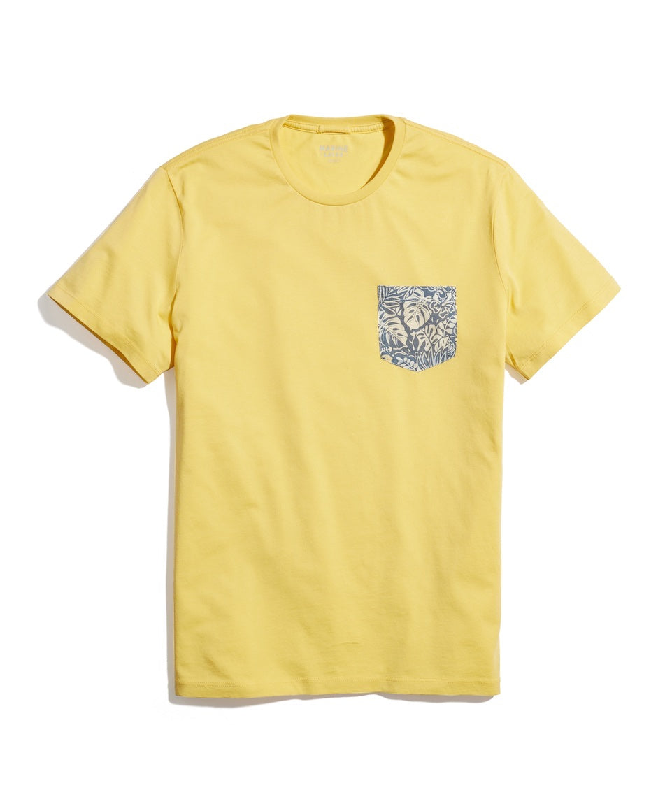 Signature Pocket Tee Lemon Drop