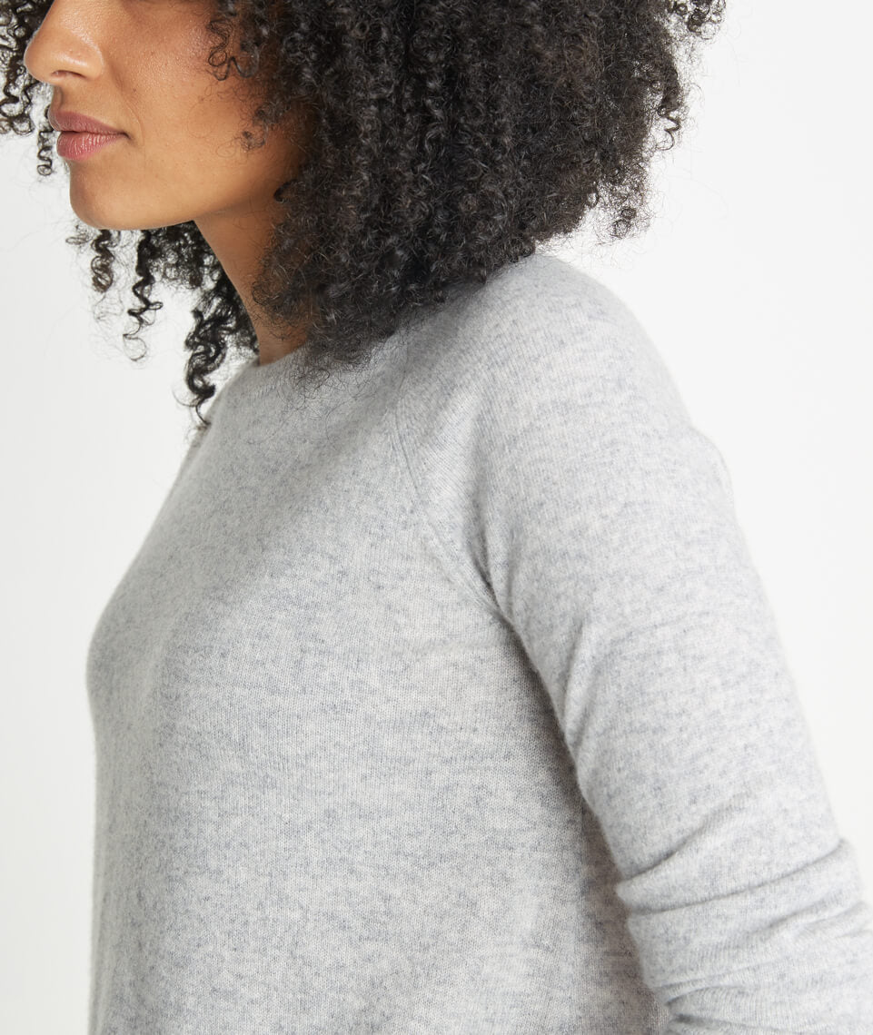 Harlow Cashmere Swing Crewneck Sweater