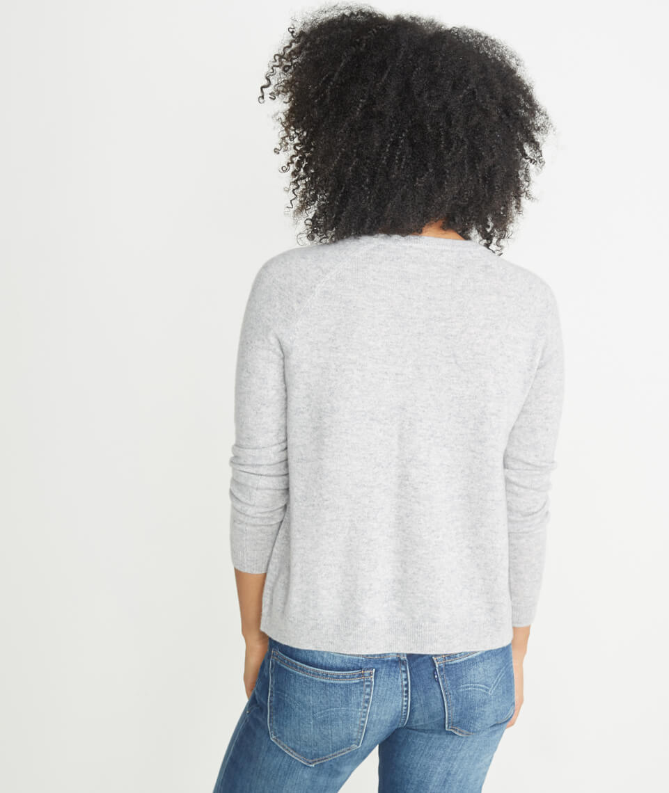 Harlow Cashmere Swing Crewneck Sweater