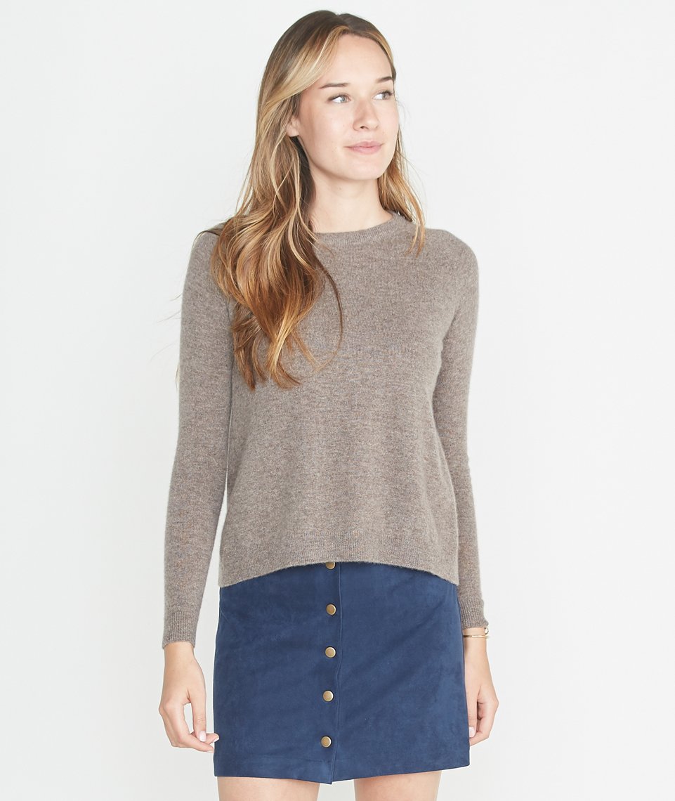 Holly Cashmere Swing Crewneck Sweater