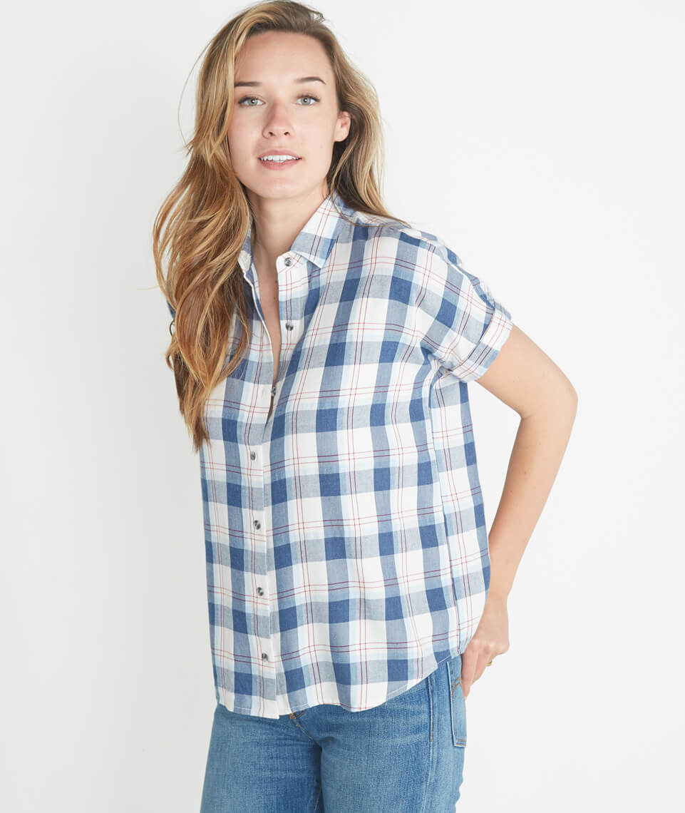 June Shortsleeve Button Down