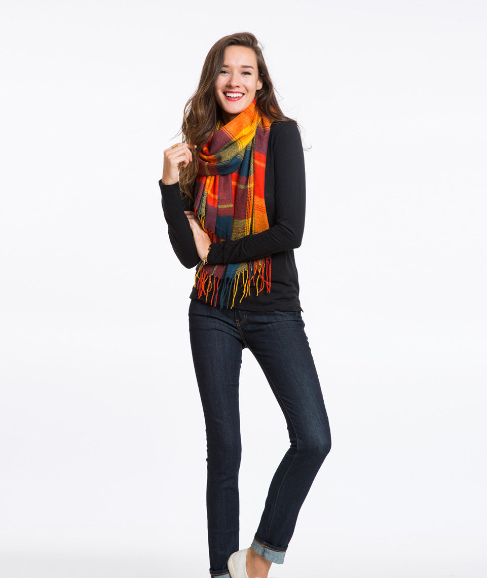 Isle Plaid Scarf