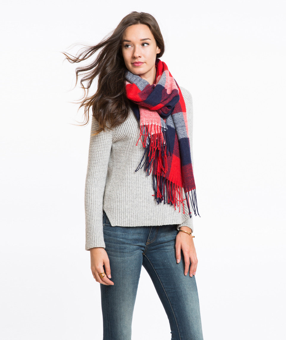 Halley Plaid Scarf