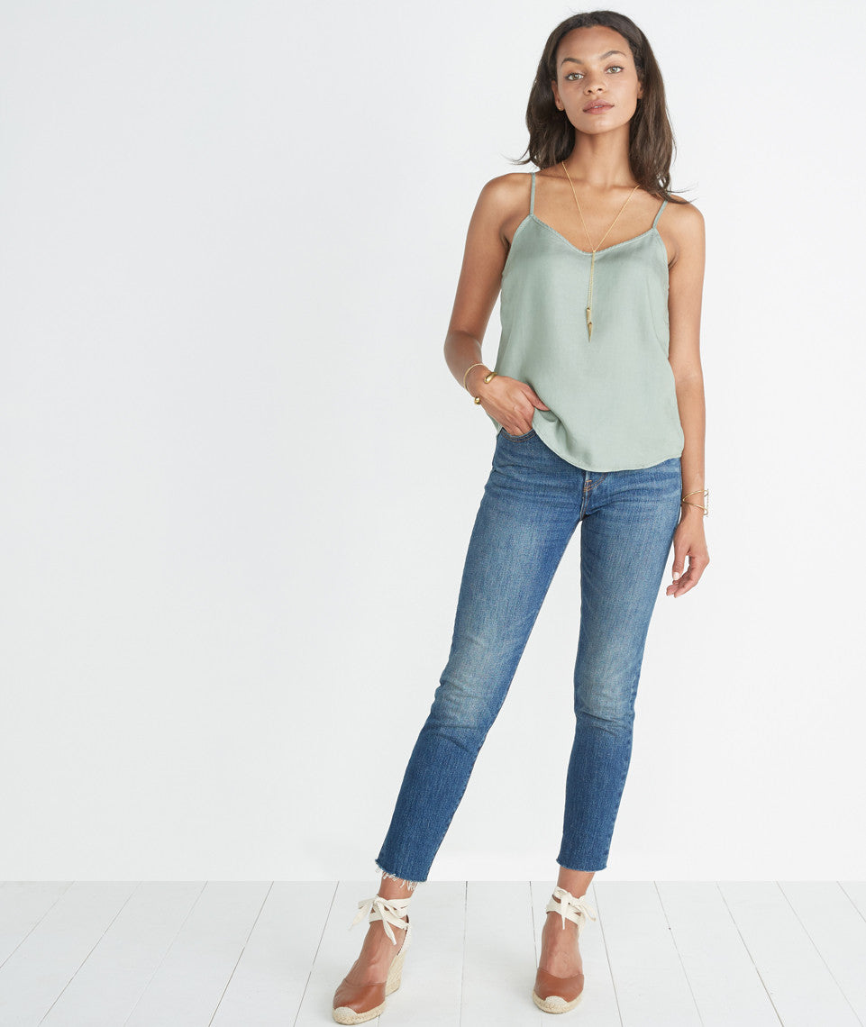 Laine Tank - Vintage Green