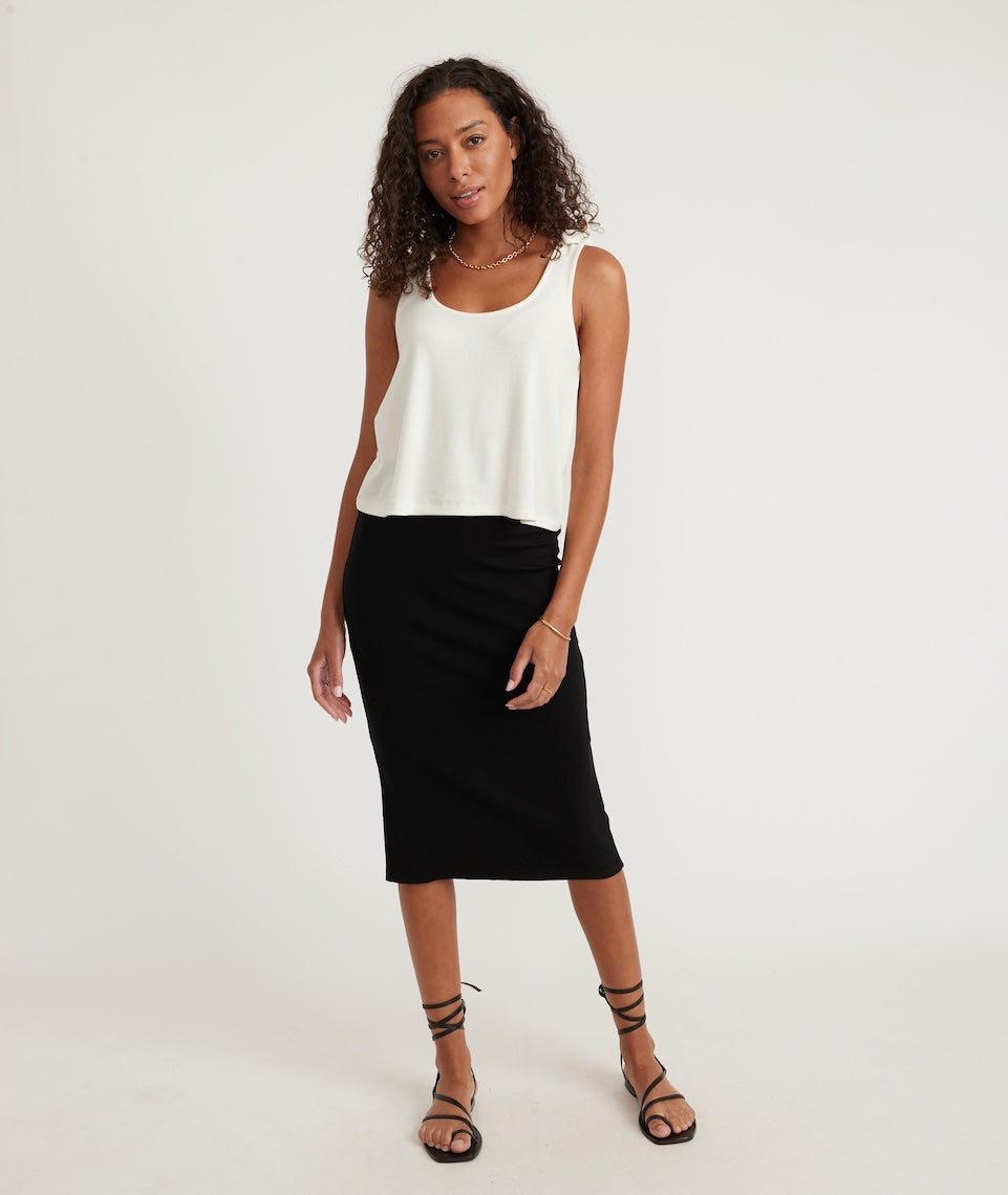 Lexi Rib Midi Skirt