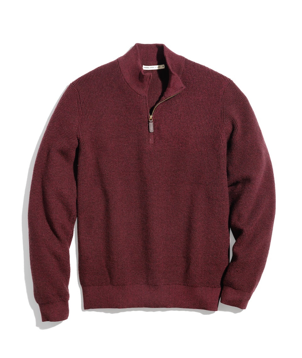 Marine Layer Coleman Crewneck Sweater in Thyme