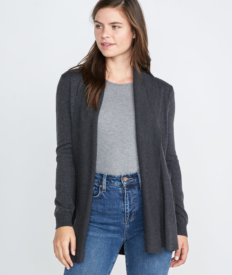 Mae Cardigan Jet Heather