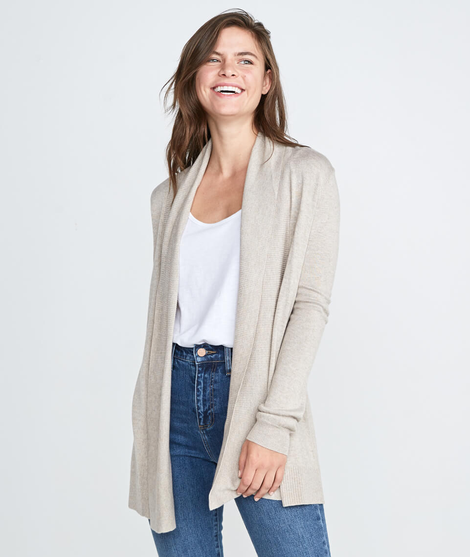 Mae Cardigan Heather Oat