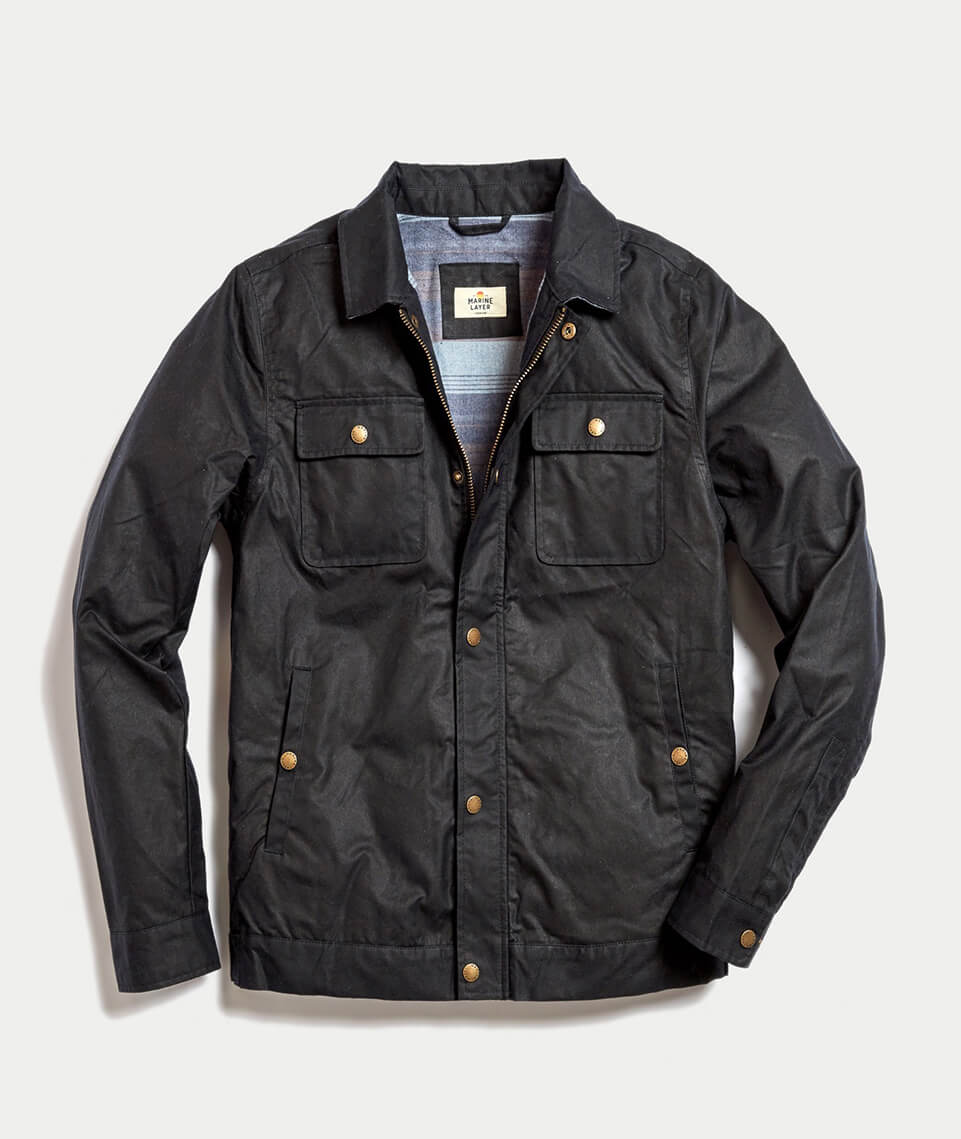 Wax Field Jacket Dark Navy