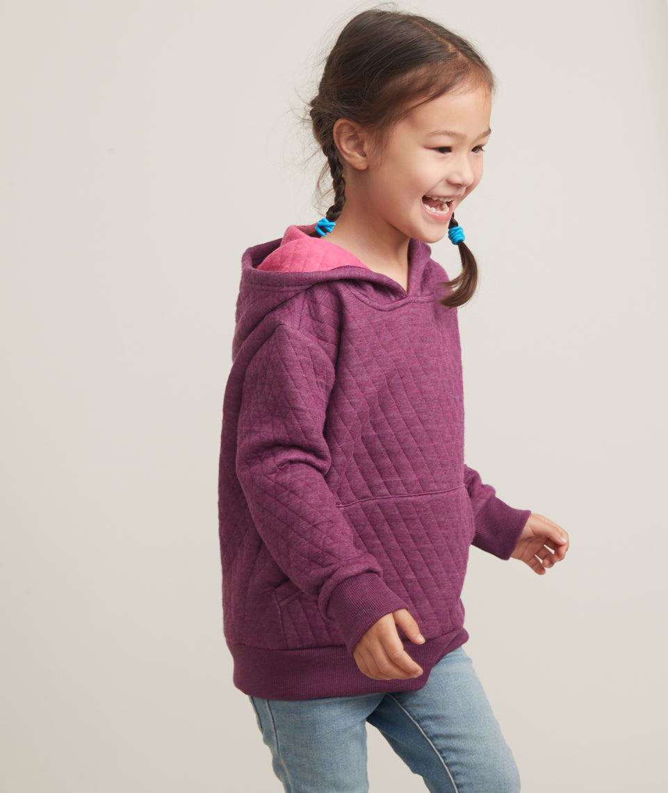 Mini Corbet Hoodie Plum Heather