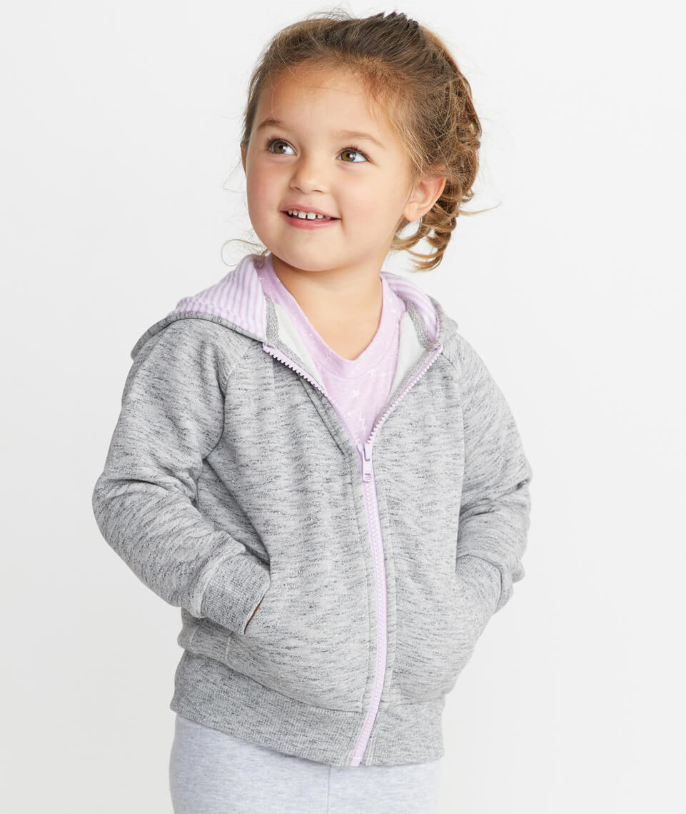 Skylar Zip Hoodie Heather Grey