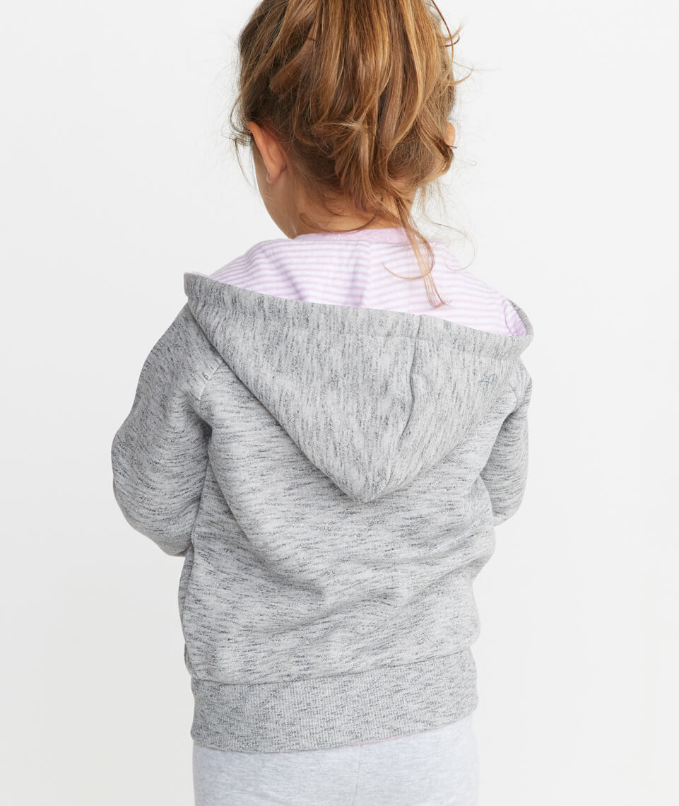 Skylar Zip Hoodie Heather Grey