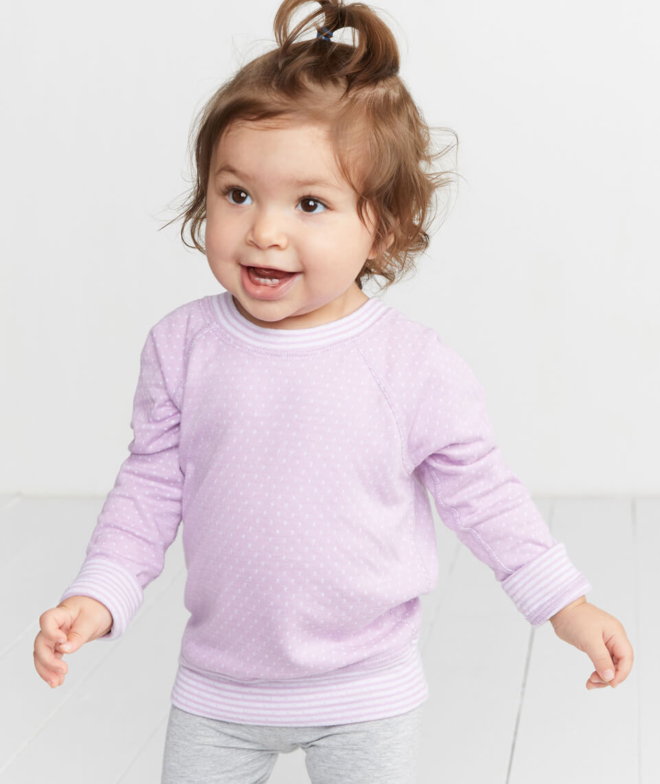 Mini Reversible Raglan Smoky Grape