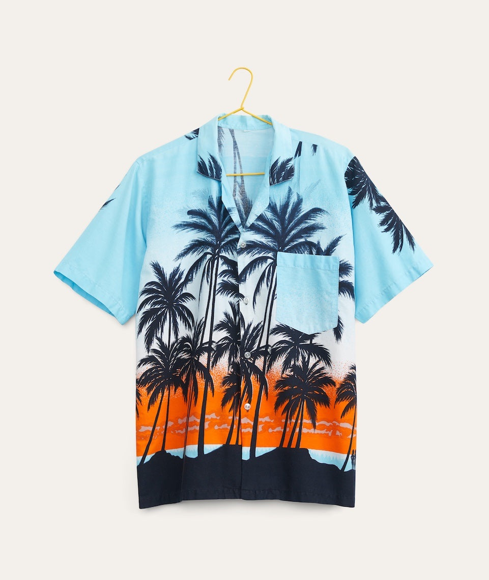 The OB Cotton Sunset Scene Short Sleeve