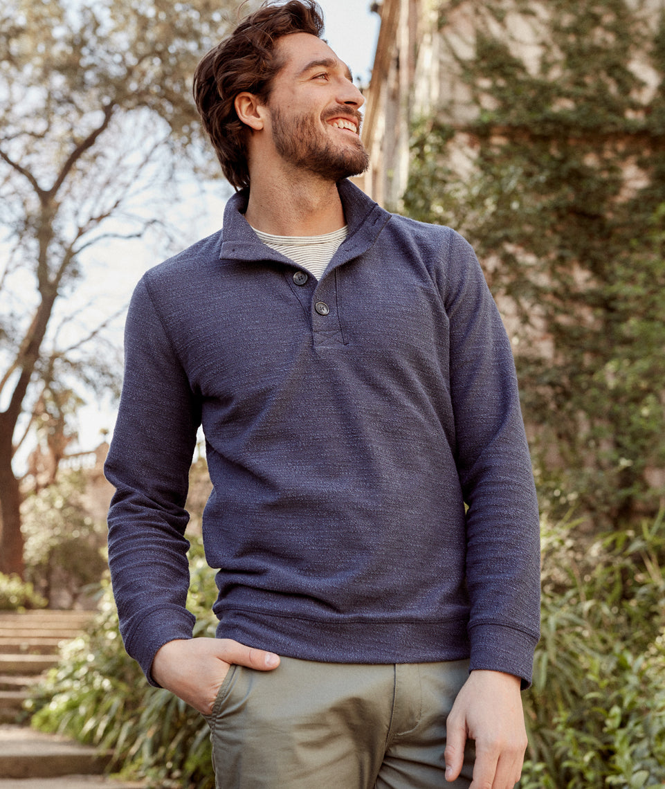 Clayton Pullover Tonal Blue