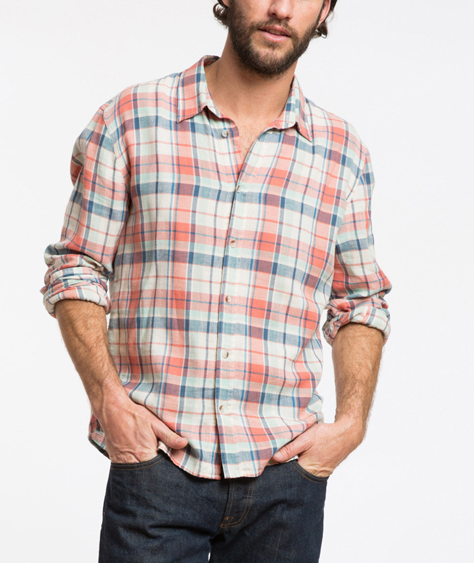 Sol Plaid Button Down