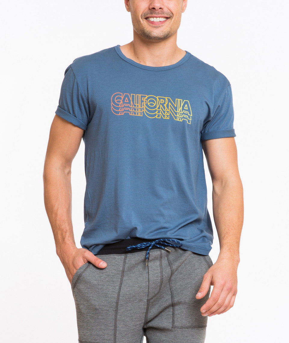 California Graphic Tee - Faded Navy