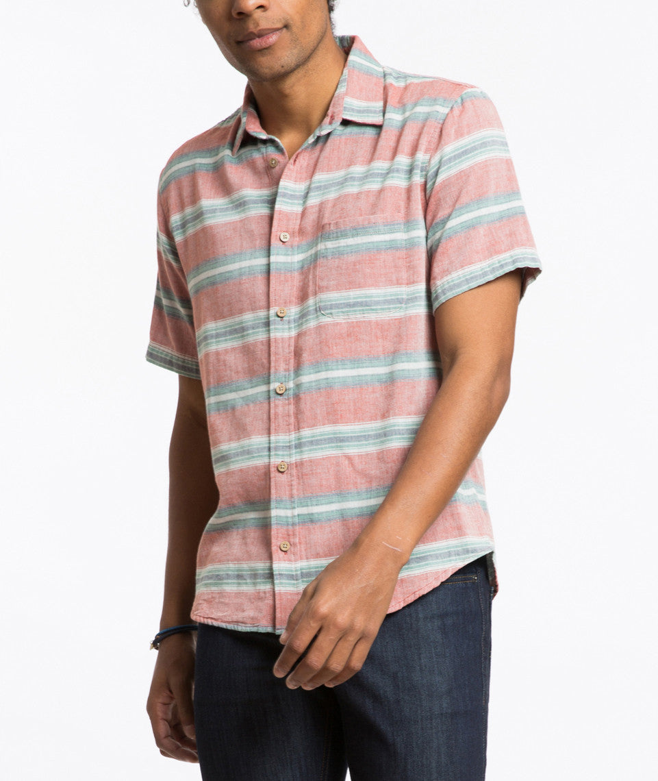 Santiago Stripe Button Down