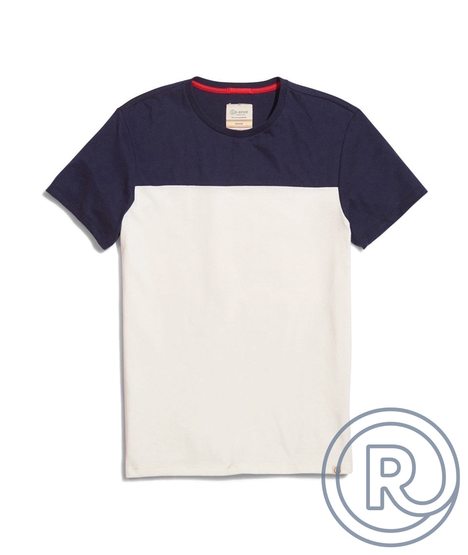 Re-Spun Colorblock Tee