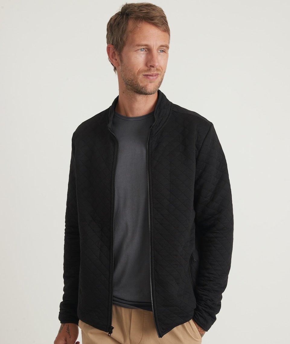 Men's Corbet Full Zip Jacket Black