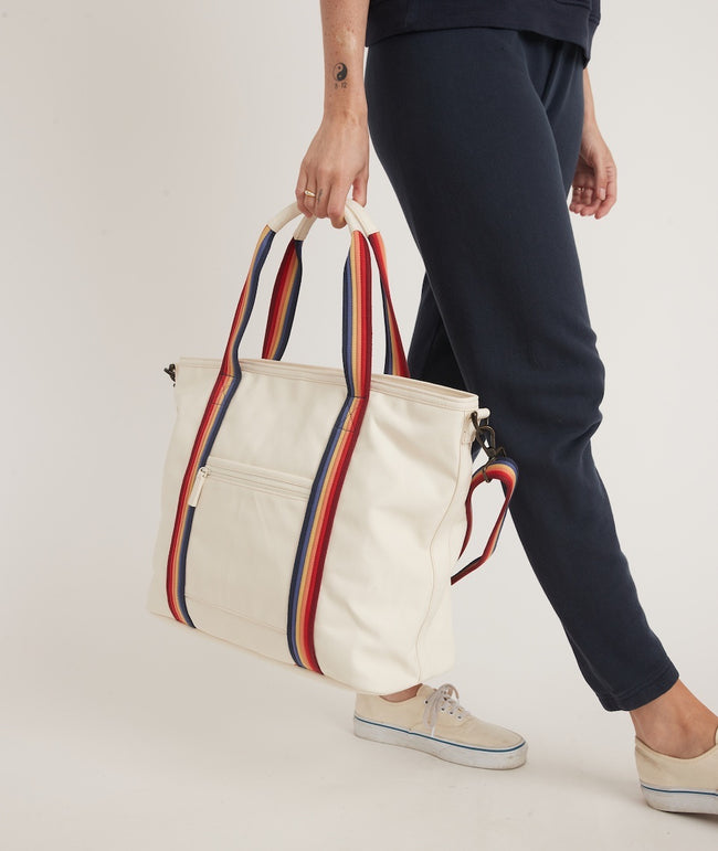 Tote in Seasonless Natural – Marine Layer