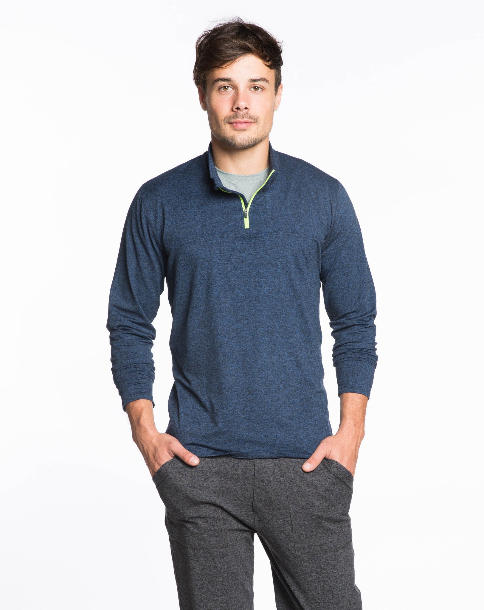 RISE Quarter Zip - Navy