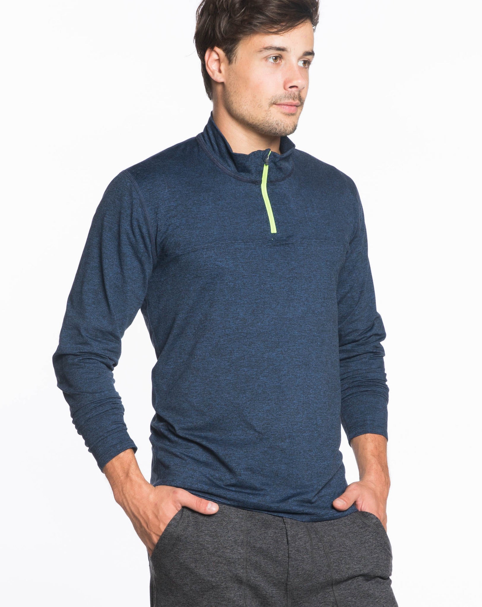 RISE Quarter Zip - Navy