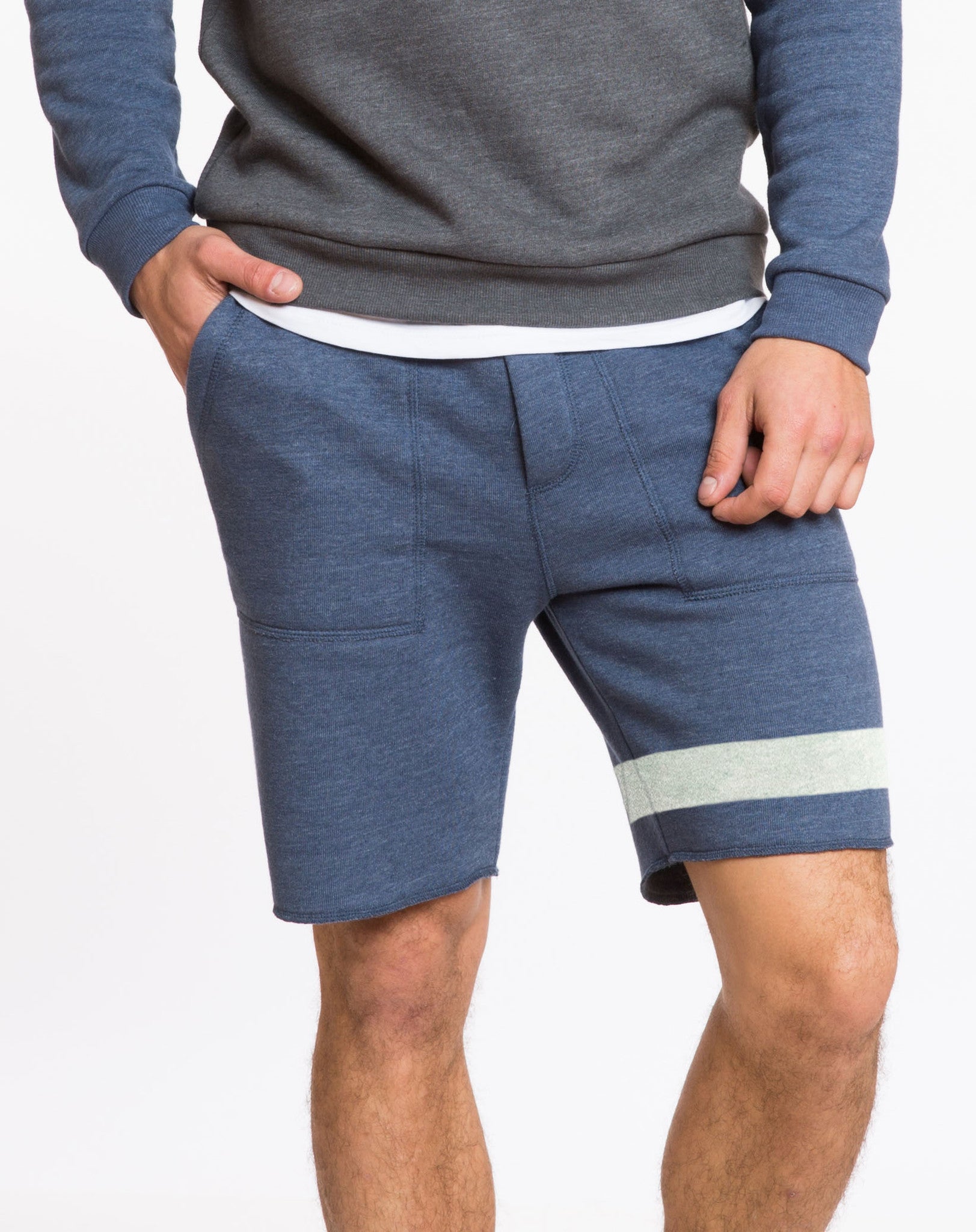 Jogger Shorts - Faded Navy