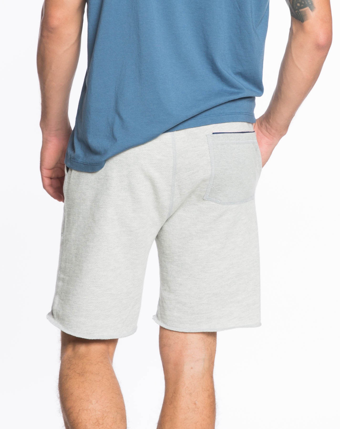 Fleece Jogger Shorts - Heather Grey