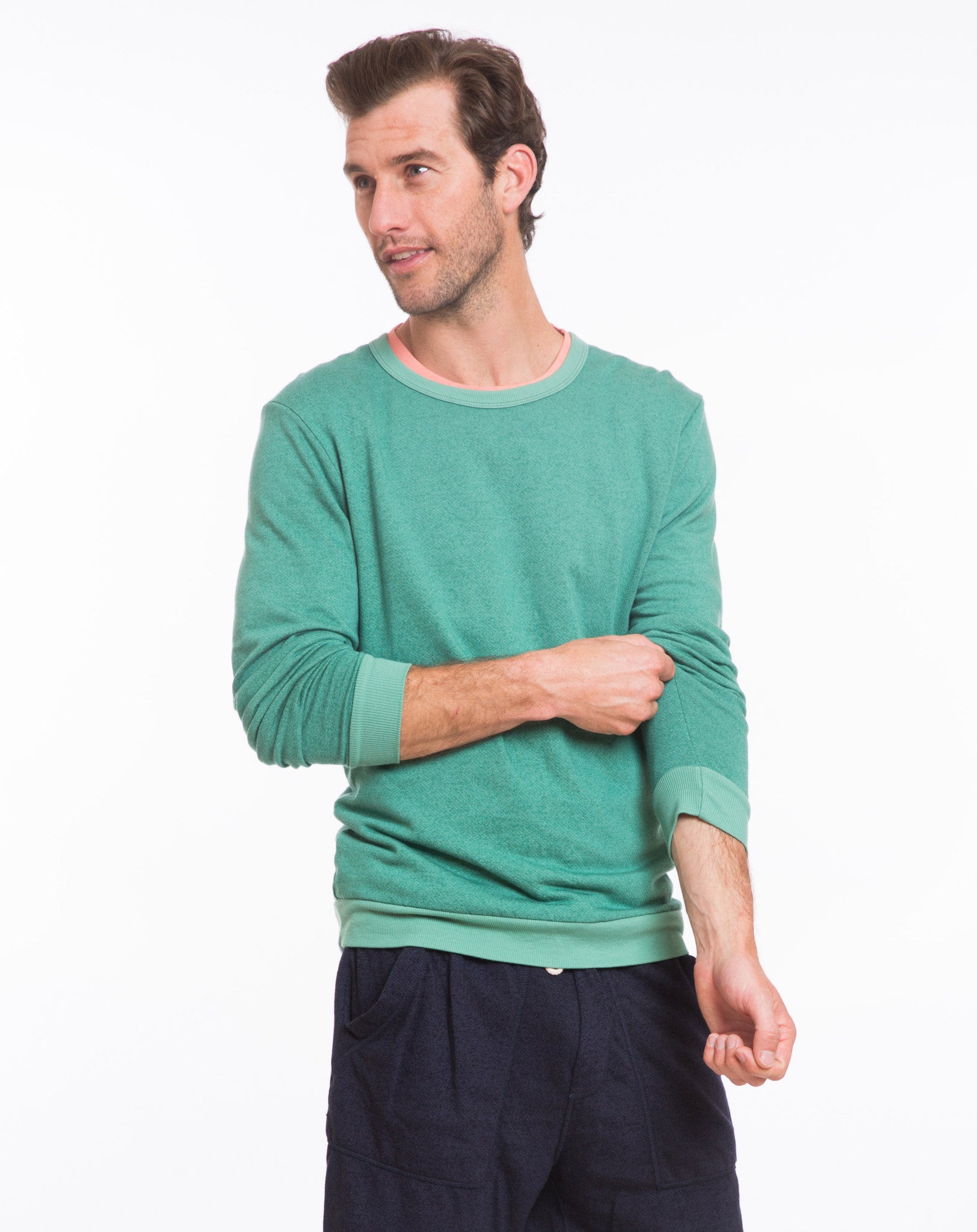 Wiwaxy Crewneck Pullover - Deep Sea