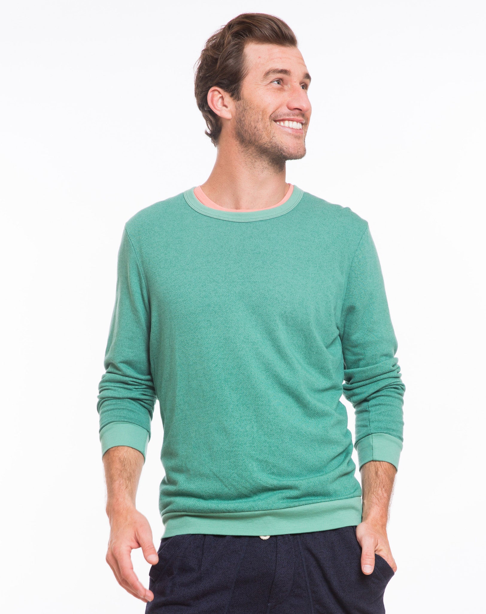 Wiwaxy Crewneck Pullover - Deep Sea