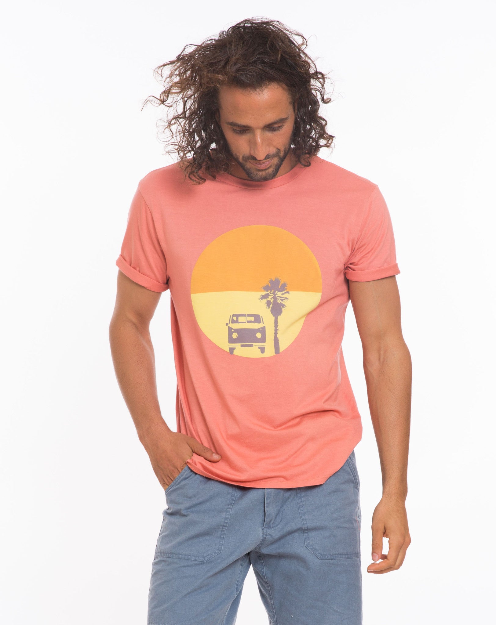 Sunset Bus Graphic Tee