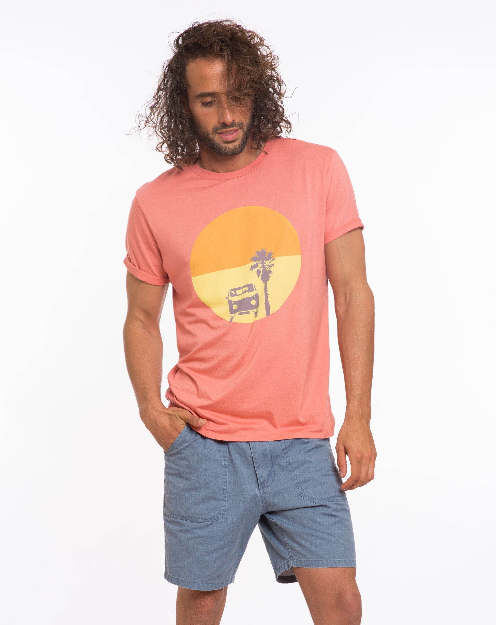 Sunset Bus Graphic Tee