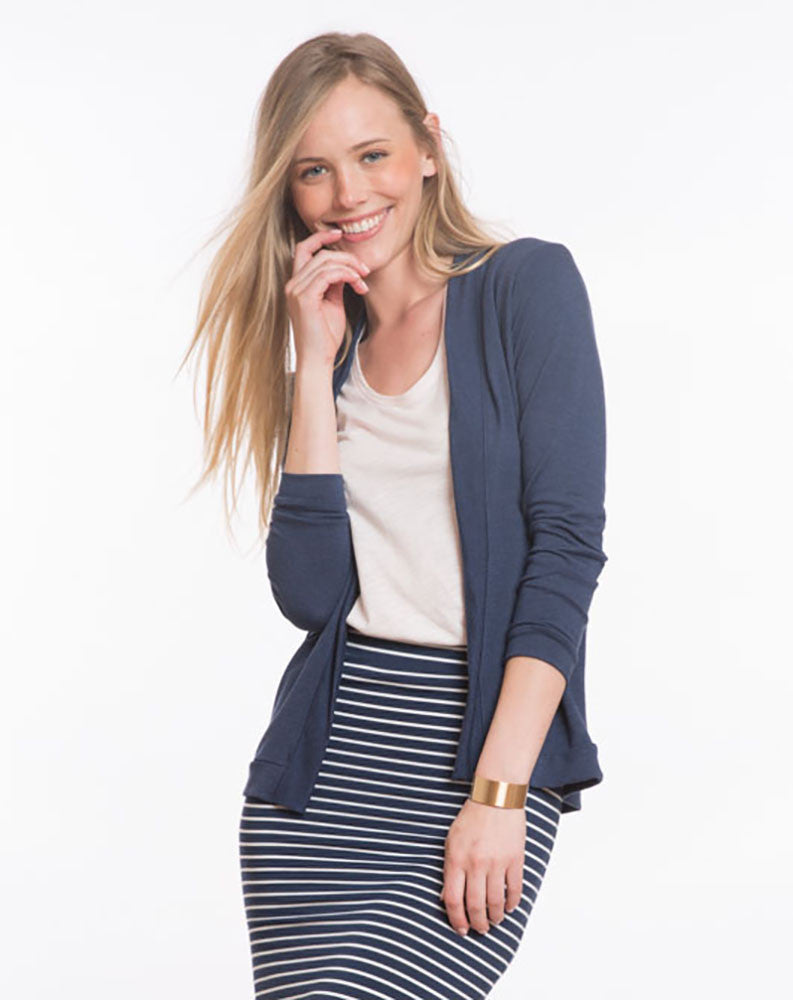 Open Cardigan - Navy