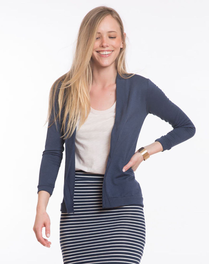 Open Cardigan - Navy